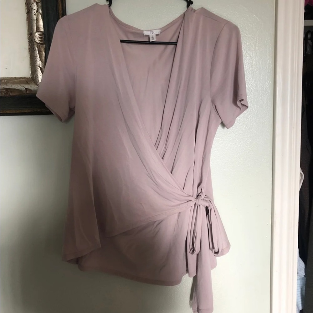 Cute BP wrap top